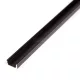 Alumínium profil LED szalaghoz fekete 2000x7x8 mm - U profil