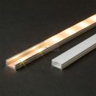 LED alumínium profil takaró búra opál 1000mm 41010-hez