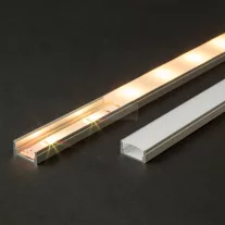 LED alumínium profil takaró búra opál 2000mm 41010-hez