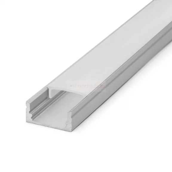 LED alumínium profil takaró búra opál 2000mm 41010-hez