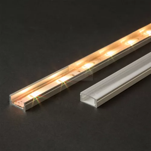 LED alumínium profil takaró búra átlátszó 1000mm 41010-hez