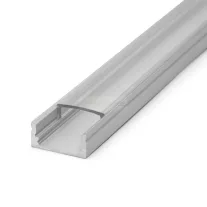   LED alumínium profil takaró búra átlátszó 2000mm 41010-hez
