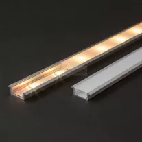   LED alumínium profil sín 1000x23(17)x8mm süllyeszthető U profil