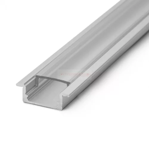 LED alumínium profil sín 1000x23(17)x8mm süllyeszthető U profil