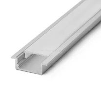 LED alumínium profil takaró búra opál 2000mm 41011-hez