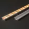 LED alumínium profil takaró búra átlátszó 1000mm 41011-hez