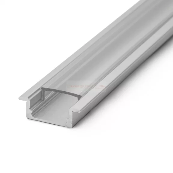 LED alumínium profil takaró búra átlátszó 2000mm 41011-hez