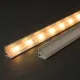 LED alumínium profil takaró búra átlátszó 1000mm