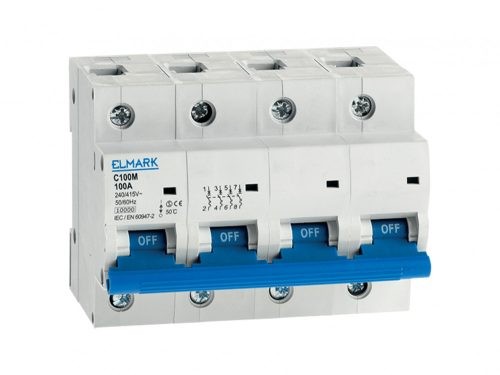 Kismegszakító 4P D 80A 10kA