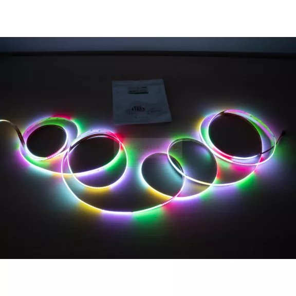 Digitális COB LED szalag (futófény) beltéri 784 LED/m (24 Volt,19W) - DRGB+NW, 5 méter