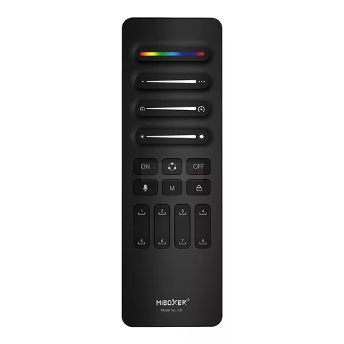C9 SPI DRGB távirányító digitális (futófény) LED szalagokhoz, fekete