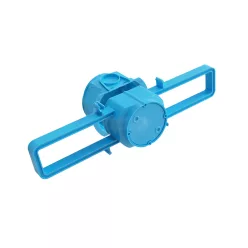   Sorolható szerelvénydoboz betonba 60mm rögzítőszárnyas 8x25mm