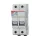 Szolár hengeres biztosító aljzat 10x38mm 2P 1000V PMX-10