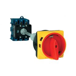 Ipari forgókapcsoló 20A ajtókuplung kapcsolófejjel