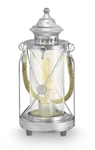 EGLO BRADFORD asztali lámpa E27 1x60W antik ezüst