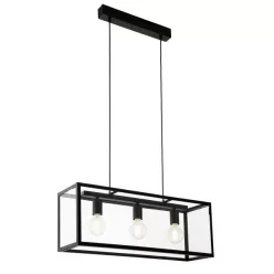 CHARTERHOUSE Függ E27 3x60W 78x25cm fk