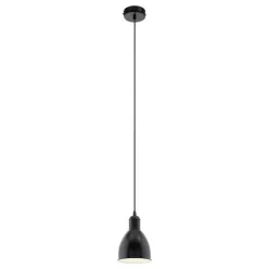 PRIDDY Függeszték E27 60W 15,5cm fekete