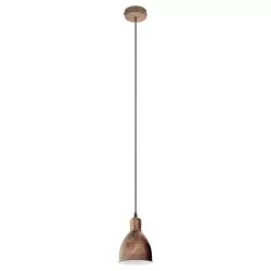 PRIDDY 1 Függ.E27 60W 15,5cm antik réz