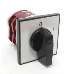   Ipari forgókapcsoló beépíthető 3P 10A IP40 0-1 állás visszaálló