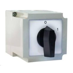 Tokozott Ipari forgókapcsoló  3P 40A IP55  0-1 állás