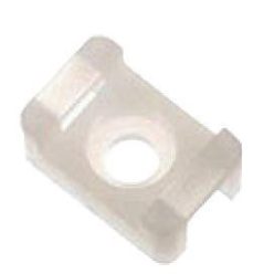 Kábelkötegelő talp 22x17mm Fekete