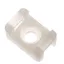 Kábelkötegelő talp 22x17mm Fehér