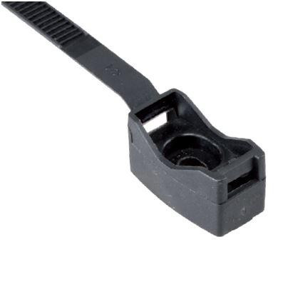 Kábelkötegelő csavarozható 140mm fekete