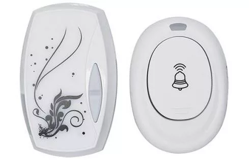 Vezeték nélküli csengő LED világítással beltéri egységgel