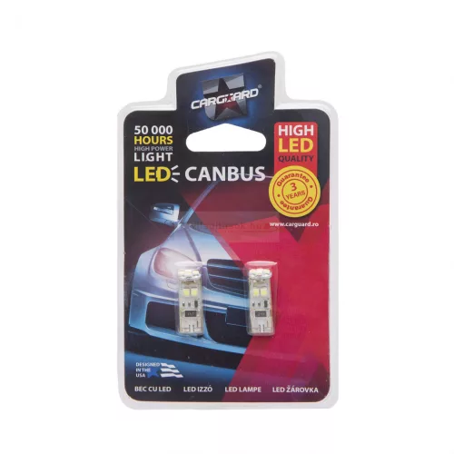 LED izzó T10 8SMD