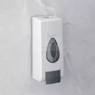 Szappanadagoló - kézzel működtethető - 350 ml - fali - fehér