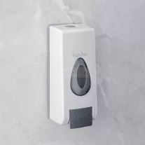   Szappanadagoló - kézzel működtethető - 350 ml - fali - fehér