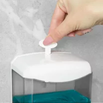   Szenzoros szappanadagoló - 600 ml - fali - elemes - füst színű