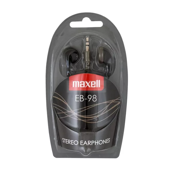 Maxell EB-98 fülhallgató - 3,5 mm jack - 120 cm - fekete