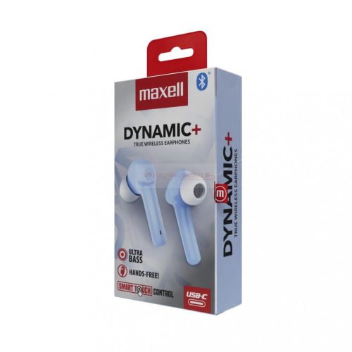 Maxell BT Dynamic+TWS fülhallgató - kék