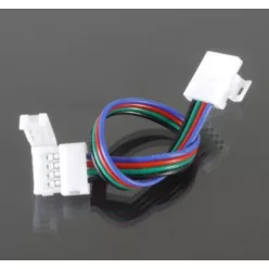 Forrasztásmentes sarokelem beltéri RGB LED szalaghoz