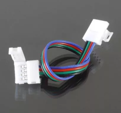 Forrasztásmentes sarokelem beltéri RGB LED szalaghoz