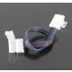 Forrasztásmentes sarokelem beltéri RGB LED szalaghoz