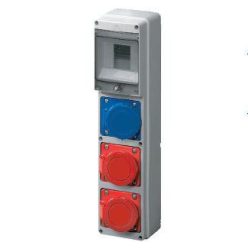   Ipari csatlakozó doboz  EC690 3P 32A 5P 16A 5P 32A vezetékelve