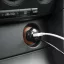Szivargyújtós adapter 4 az 1-ben + USB - fekete