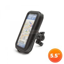   Kerékpáros telefontartó táska - érintőfelülettel - 5,5"-ig