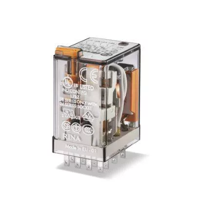 55.34 miniatűr ipari relé 7A 230VAC 4CO Finder