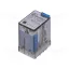 55.34 miniatűr ipari relé 7A 24VDC 4CO Finder LED