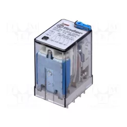 55.34 miniatűr ipari relé 7A 24VDC 4CO Finder LED+áj