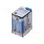 55.34 miniatűr ipari relé 7A 24VDC 4CO Finder LED+áj
