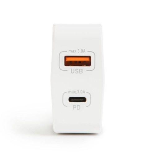 Hálózati Adapter USB + Type-C 18W