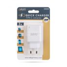 Adapter - Type-C - gyorstöltő, PD20W - fehér