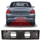 Rendszámtábla keretbe épített tolatókamera + szenzorok - 12V