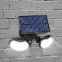   Mozgásérzékelős napelemes reflektor - forgatható fejjel - 2 COB LED