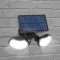 Mozgásérzékelős napelemes reflektor - forgatható fejjel - 2 COB LED
