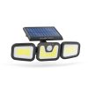 Mozgásérzékelős napelemes reflektor - karos, forgatható - 3 COB LED